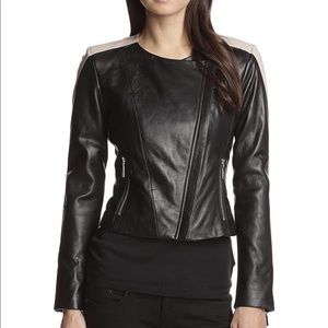 Vince Camuto leather jacket 100% leather